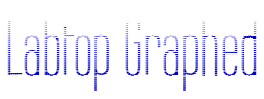 Labtop Graphed font